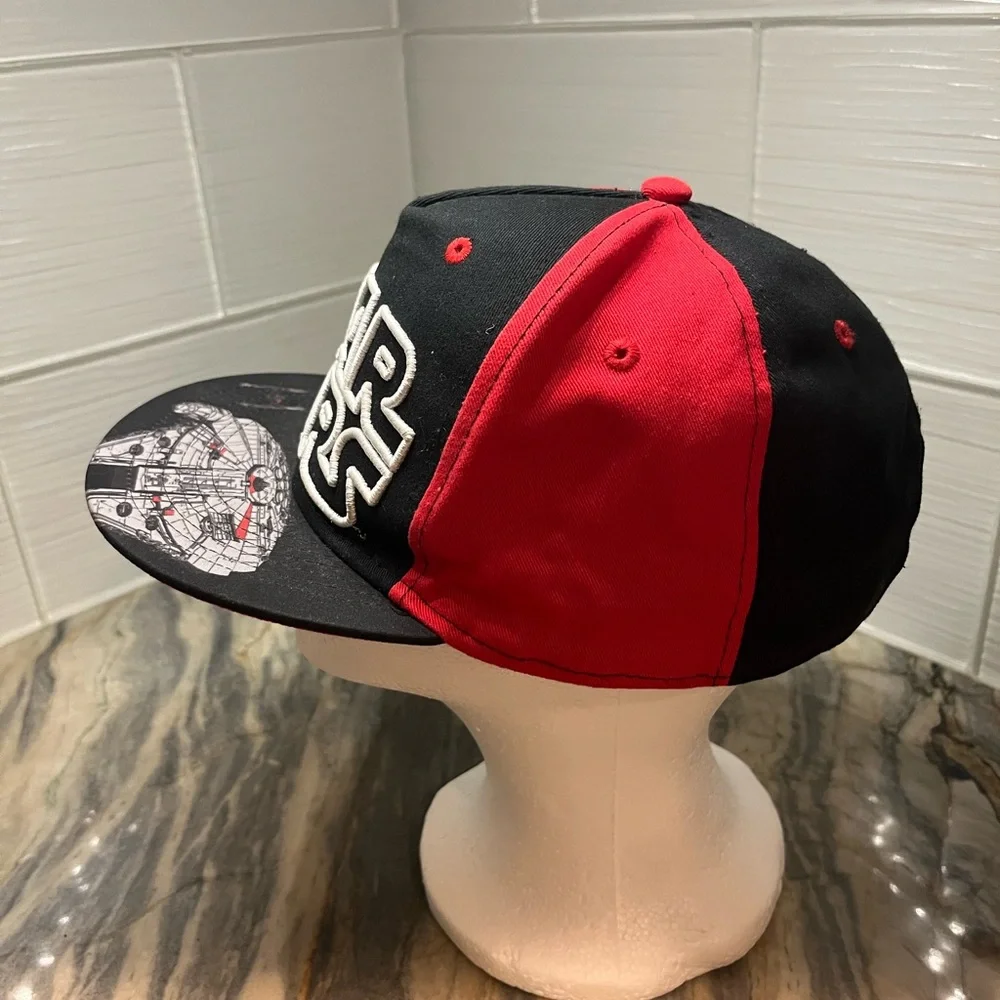 Star Wars Adjustable Red/Black Big Kids Youth Snapback Hat OS